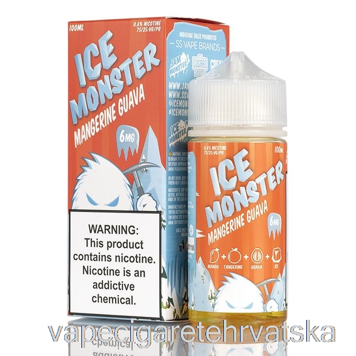 Vape Cigarete Ice Mangerine Guava - Ice Monster - 100ml 0mg